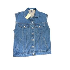 Universal Thread Men's Denim Sleeveless vest Jean size Small NWT